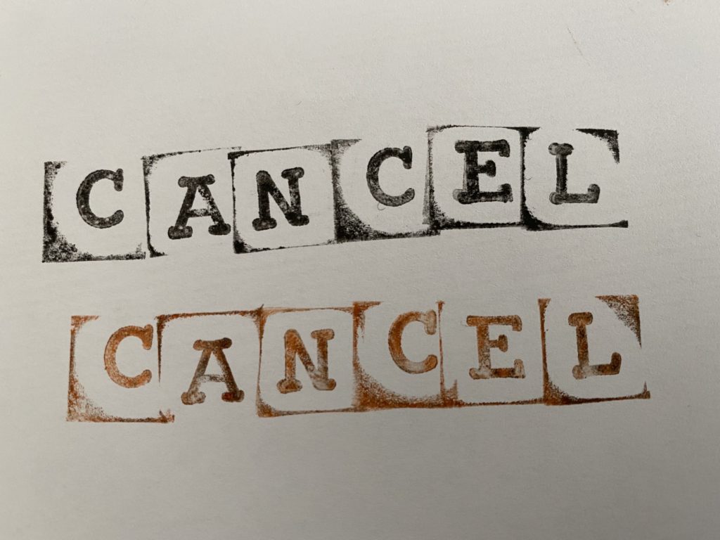 cancel