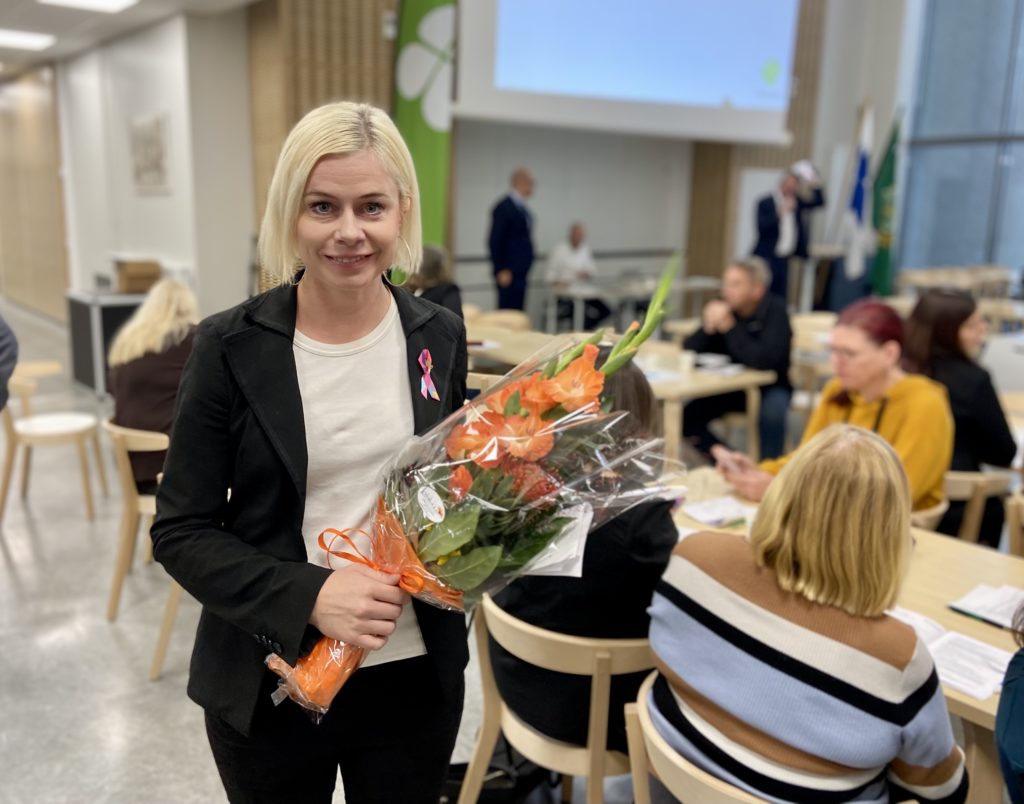 Riikka Pakarinen hakee jatkoa Urheiluliiton puheenjohtajana