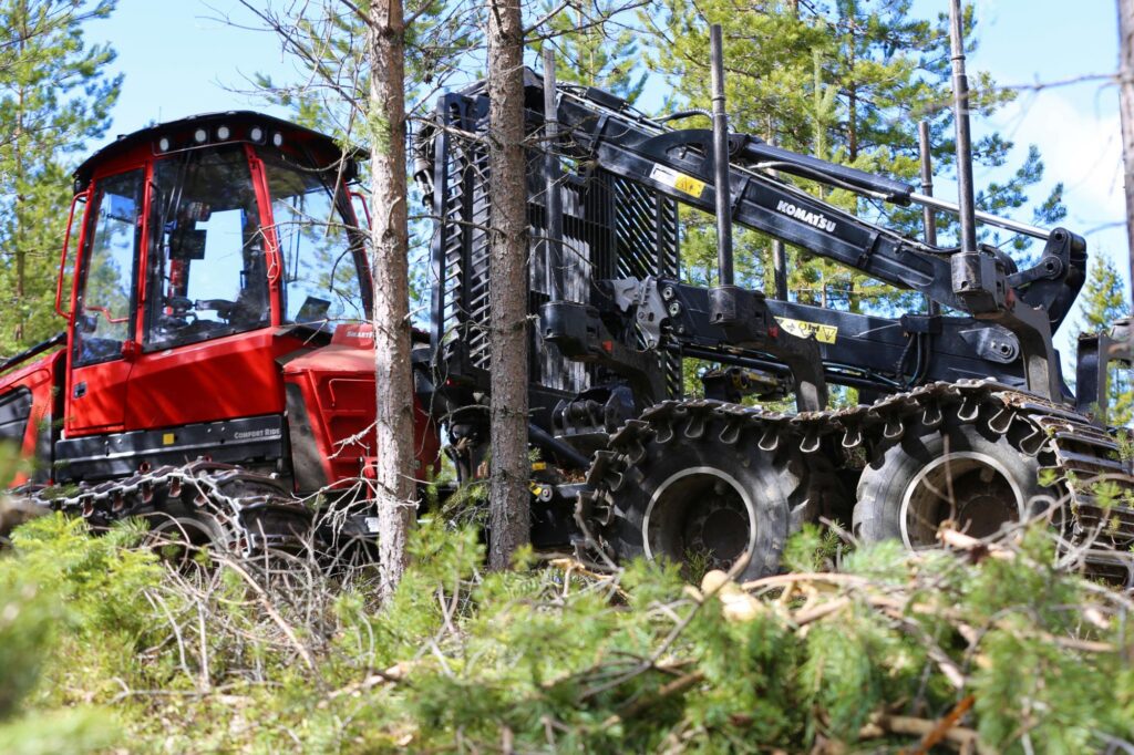 Hakkuiden määrä oli Suomessa viime vuonna hieman edellisvuotta pienempi
